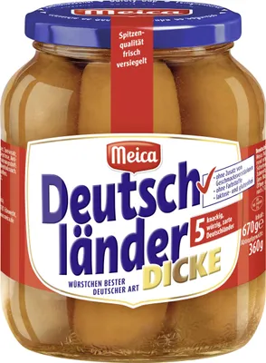 Produktbild von Meica Deutschländer Dicke (5St=360g)