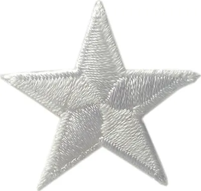 Produktbild von Mono Quick 020xx Stern, Applikation, Bügelbild, Patch, ca. 3 cm versch. Farben : 02073 - Weiß Farbe: 02073 - Weiß