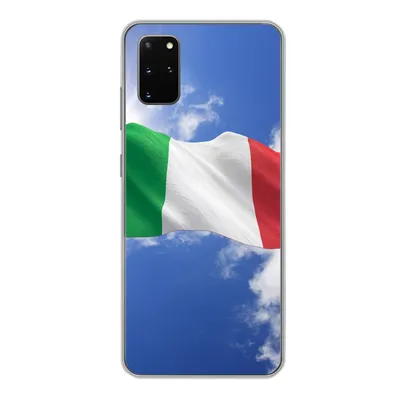 Produktbild von MuchoWow® Handyhülle Schutzhülle Hülle für Samsung Galaxy S20 Plus Die Flagge Italiens weht am Himmel Silikon Softcase Handy Hülle - Hartschale