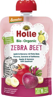 Obrázek produktu pro Holle 150004, Jablko, Banánový, 100 g, Dávkovač, 6 měsíc/ů, Itálie, 261 kJ