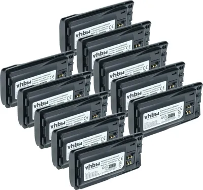 Produktbild von vhbw 10x Akku Ersatz für Motorola PMLN6394A, PMLN6394, MNN4453AR, PMNN4434, PMNN4434A für Funkgerät, Walkie Talkie (3500 mAh, 3,7 V, Li-Ion)