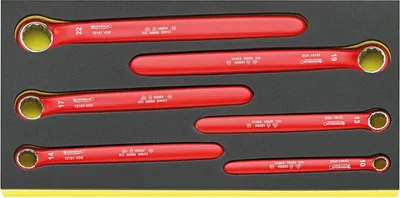 Produktbild von STAHLWILLE VDE-Einringschlüssel-Satz TCS 12161 VDE 10-22 6 St.