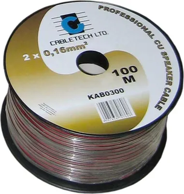 Zdjęcie produktu dla Kab0301 Kabel Glosnikowy 0,2Mm Czarny