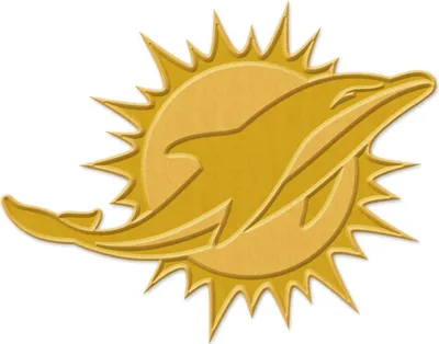 Produktbild von NFL Universal Schmuck Caps PIN GOLD Miami Dolphins