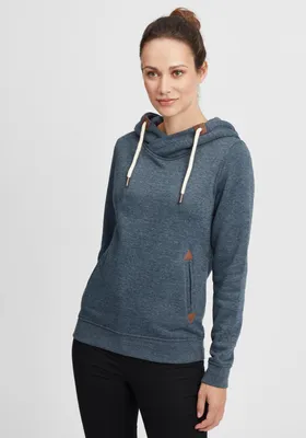 Produktbild von OXMO OXVicky Hood Damen Kapuzenpullover Hoodie Pullover mit Kapuze
