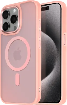 Productafbeelding van Avizar, MagSafe hoesje voor Apple iPhone 15 Pro Max, kleur: roze