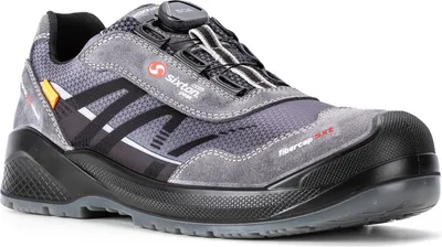 A single safety shoe is shown against a white background.