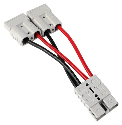Imagen del producto de Cable adaptador Offgridtec® con conector Anderson para conexión en paralelo de módulos FSP y paneles solares, 20 cm