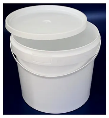 Produktbild von Wasserrose® Eimer LEER FÜR 11,8 Liter Inhalt MIT Deckel AUS Kunststoff - Germany