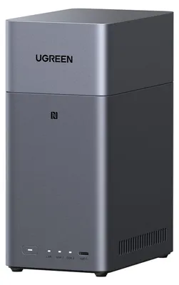 Produktbild von Ugreen DH2300, NAS, Mini Tower, 4 GB, Grau
