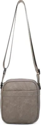 Immagine prodotto di Ines Delaure Crossbodytas Nektasje Portafoglio da viaggio Taupe con scomparti per denaro e documenti H23 x L20 x P6 cm