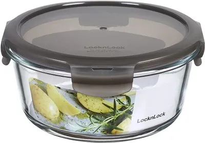 Obrázok produktu pre Súprava výhod Neuerts: 6 x sklo do rúry LocknLock 950 ml Ø 180 x 82 mm, farba viečka sivá LLG861G a darček + darček