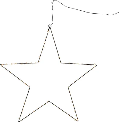 Produktbild von Star Trading 700-42-2, Leichte Dekorationsfigur, Schwarz, IP20, Schwarz, 80 Glühbirne(n), LED
