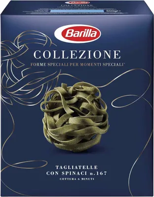 Produktbild von Barilla Tagliatelle Collection se špenátem Těstoviny aus Hartweizen 500g