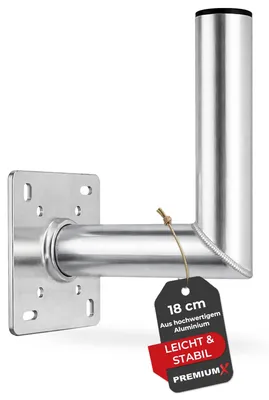 Zdjęcie produktu dla Uchwyt do anteny satelitarnej - aluminium - 18 cm
