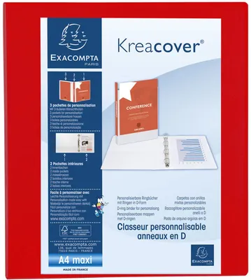 Produktbild von Exacompta Ringbuch personal. 4D R. 50mm rot