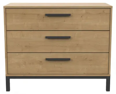 Image de CALICOSY - Commode 3 tiroirs L90,7 cm - CRAFT