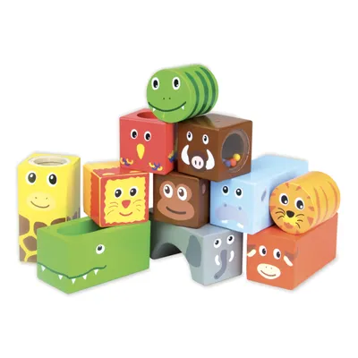 Image de Vilac Cubes sonores en bois Savana