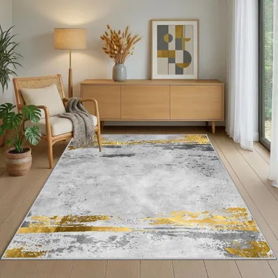 Obrázok produktu pre Prateľný koberec 160 x 230 cm s modernými abstraktnými vzormi