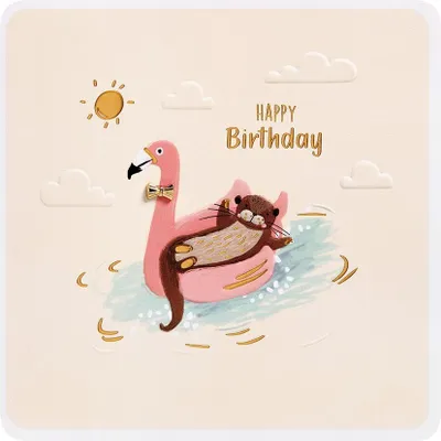 Produktbild von Geburtstag  Finest Collection Karte mit Briefumschlag plastikfrei unve