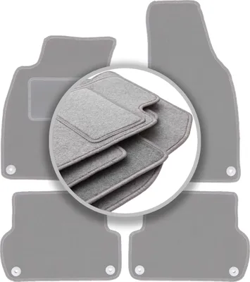 Image de Tapis de sol gris pour : Audi A4 B6 Berline, Break, Avant (2001-2004)