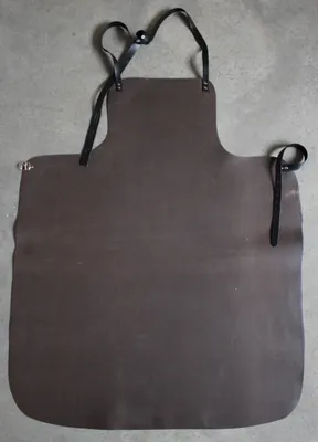 Produktbild von Extra dicke, echt Leder Schweißerschürze, Schmiedeschürze, 80x100 cm | Profi Lederschürze
