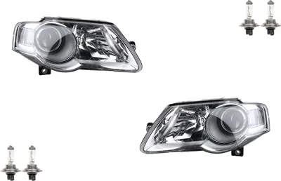 Produktbild von Johns, Scheinwerfer Halogen Front passend für VW Passat Set 3C Satz mit H7 H7 L R ab 05 3C0941005J 3C0941005AA 3C0941005 3C0941005C 3C0941005M 3C09410