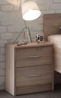 Produktbild von Nachtkonsole Nachttisch Nachtkommode Nachttischschrank Bettkommode "Olli I" Sonoma-Eiche