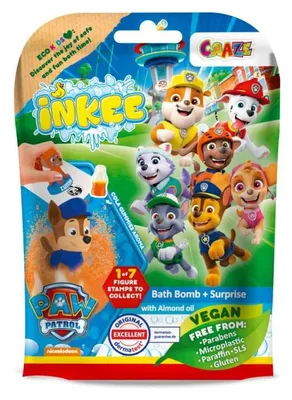 Obrázek produktu pro INKEE Šumivá bomba do vany s překvapením - Paw Patrol