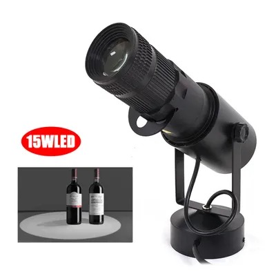 Zdjęcie produktu dla 15W białe światło sceniczne LED Reflektor Followspot z 4* przysłoną Regulacja