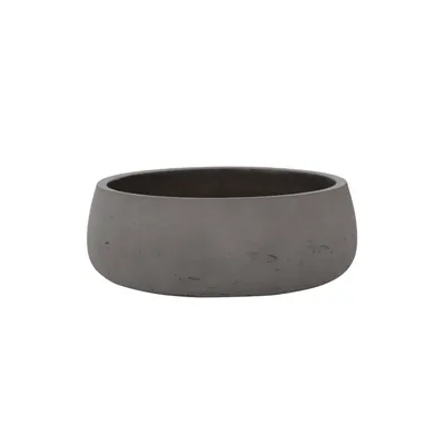 Produktbild von Töpfertöpfe Blumentopf Übertopf Mokka Washed-Braun-Grau D 24cm H 9cm