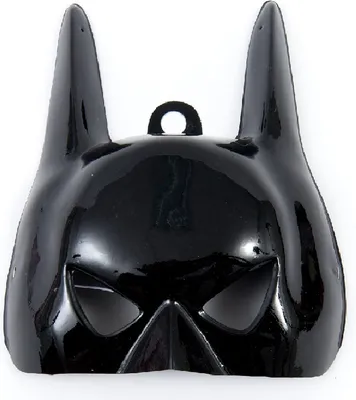 Produktbild von Fu61379 schwarz Kinder Damen Herren Badman Badgirl Maske Heldenkostüm
