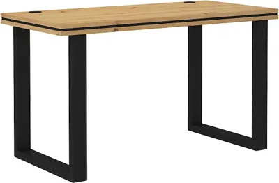 Produktbild von Masseno Schreibtisch MALTESA 138x67x78,1 cm Bürotisch Computertisch, Eiche Artisan