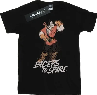 Produktbild von Disney - "Beauty And The Beast Biceps To Spare" T-Shirt für Damen BI16663 (S) (Schwarz)