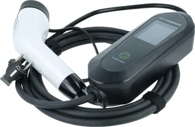 Produktbild von vhbw Ladekabel Typ 2 zu Typ F CEE 7/7 für Elektroauto, 1-phasig, 16 A, 3,5 kW, 5 m