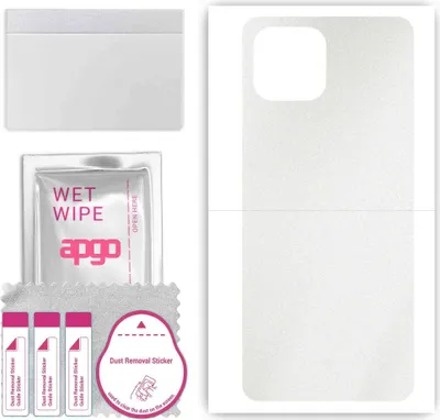 Produktbild von apgo Rückseite Schutzfolie, Skin, kompatibel mit Honor Play 20 PRO, Hinten Displayschutzfolie aus Vinylfolie, kratzfest, einfache Montage - Matt Transparent
