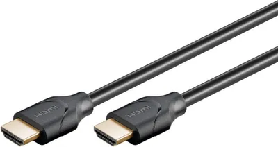 Image de Goobay 61640 HDMI cable 2 m HDMI Type A (Standard) Black
