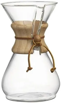 Zdjęcie produktu dla Chemex Classic CM-8A zaparzacz do kawy szklany 8 filiżanek