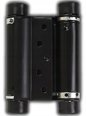 Produktbild von Pendeltürband 150 mm, beidseitig, schwarz lackiert