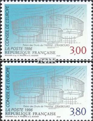 Produktbild von Briefmarken Frankreich 1996 Mi DA53-DA54 (kompl.Ausg.) postfrisch Europarat