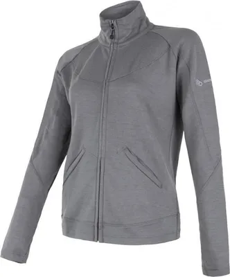 Zdjęcie produktu dla Bluza Sensor Merino Upper damska full zip szara wielkość S 18200040-00