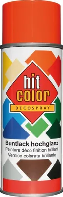 Produktbild von Belton Hitcolor Lackspray 400 ml reinorange hochglanz