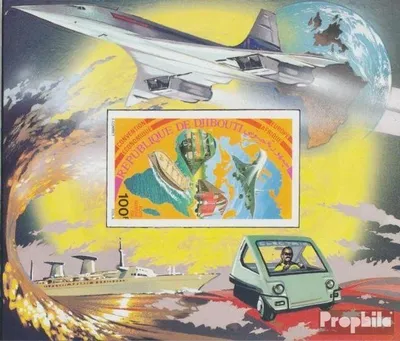 Produktbild von Briefmarken Dschibuti 1981 Mi Block32B (kompl.Ausg.) postfrisch EUROPAFRIQUE