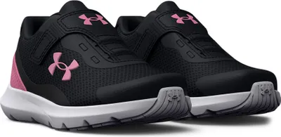 Produktbild von UNDER ARMOUR GINF Surge 3 AC Laufschuhe Mädchen 001 - black/flamingo/flamingo 21