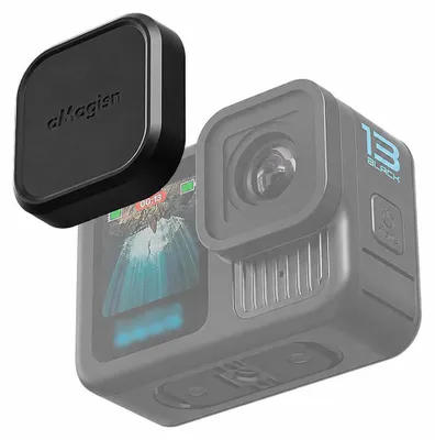 Immagine prodotto di INF Copriobiettivo in silicone nero per GoPro Hero 13 - Protezione affidabile