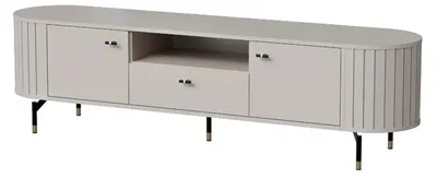 Produktbild von MOBAE LINEA 05 TV Lowboard 180 cm Kaschmir Fernsehschrank modern TV Möbel mit Stauraum Lowboard Wohnzimmer Design