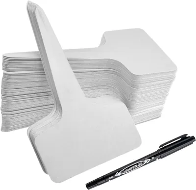 Produktbild von 100 Stück Pflanzenschilder,Pflanzen Beschriftungsschilder,Pflanzenetiketten Pflanzenstecker Pflanzenbeschriftung,Pflanzetiketten Stecketiketten Gartenetiketten,Garten-Markierer Pflanzenzubehör