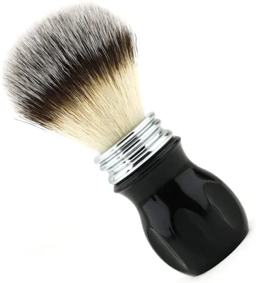 Immagine prodotto di Spazzola da barba elegante, con setole sintetiche e manico in legno