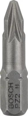 Obrázek produktu pro Šroubovací bit extra tvrdý PZ 2, 25 mm, balení po 10 kusech, v blistru