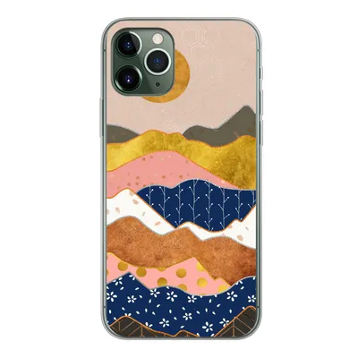 Produktbild von MuchoWow® Handyhülle Schutzhülle Hülle für iPhone 11 Pro Gold - Pastell - Muster Silikon Softcase Handy Hülle - Handy